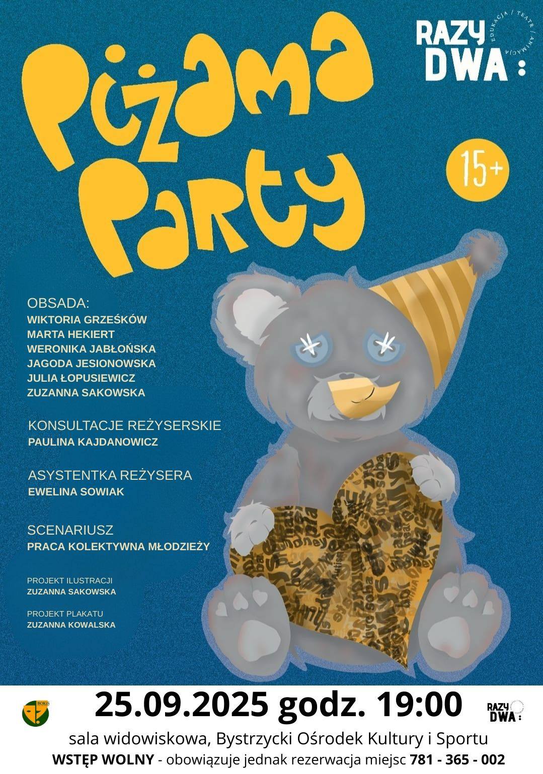 PIŻAMA PARTY - teatr RAZY DWA