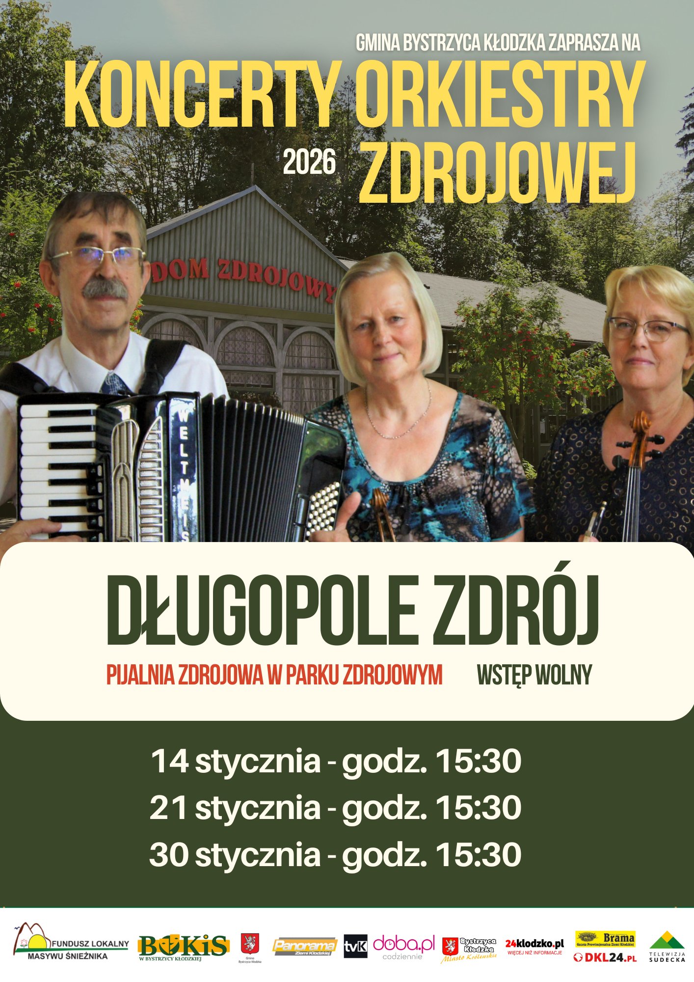 KONCERTY ORKIESTRY ZDROJOWEJ