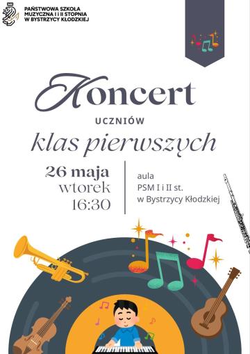 KONCERT UCZNIÓW KLAS PIERWSZYCH