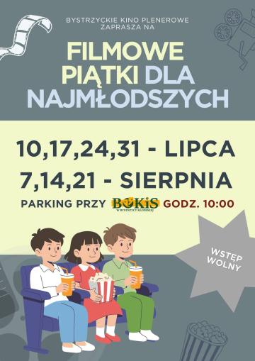 FILMOWE PIĄTKI DLA NAJMŁODSZYCH W BYSTRZYCY KŁODZKIEJ