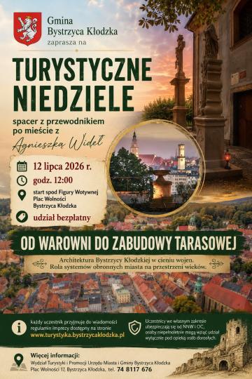 TURYSTYCZNE NIEDZIELE - SPACER Z PRZEWODNIKIEM PO MIEŚCIE